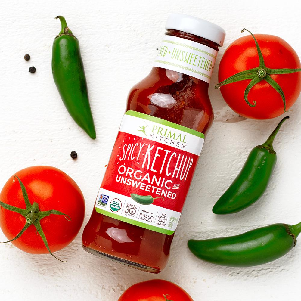Spicy Organic Unsweetened Ketchup